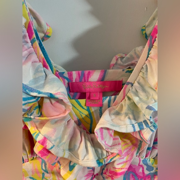 Lilly Pulitzer Multi Fiesta Bamba Leena Maxi Dress Sz S - Picture 4 of 5
